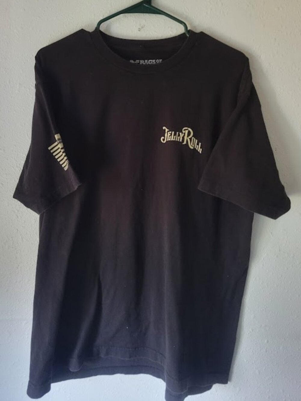 Jelly Roll Beautifully Broken Rags of Honor T-Shirt Men's XL Black